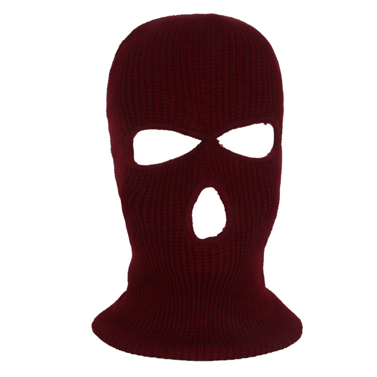 3 Hole Full face Mask Ski Mask Winter cap Balaclava Hood Army Tactical Mask