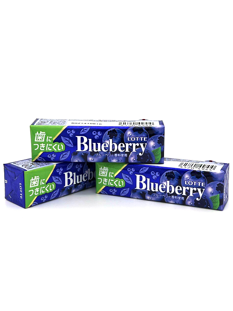 Lotte Жевательная резинка, жвачка Япония Голубика Blueberry Chewing Gum ...