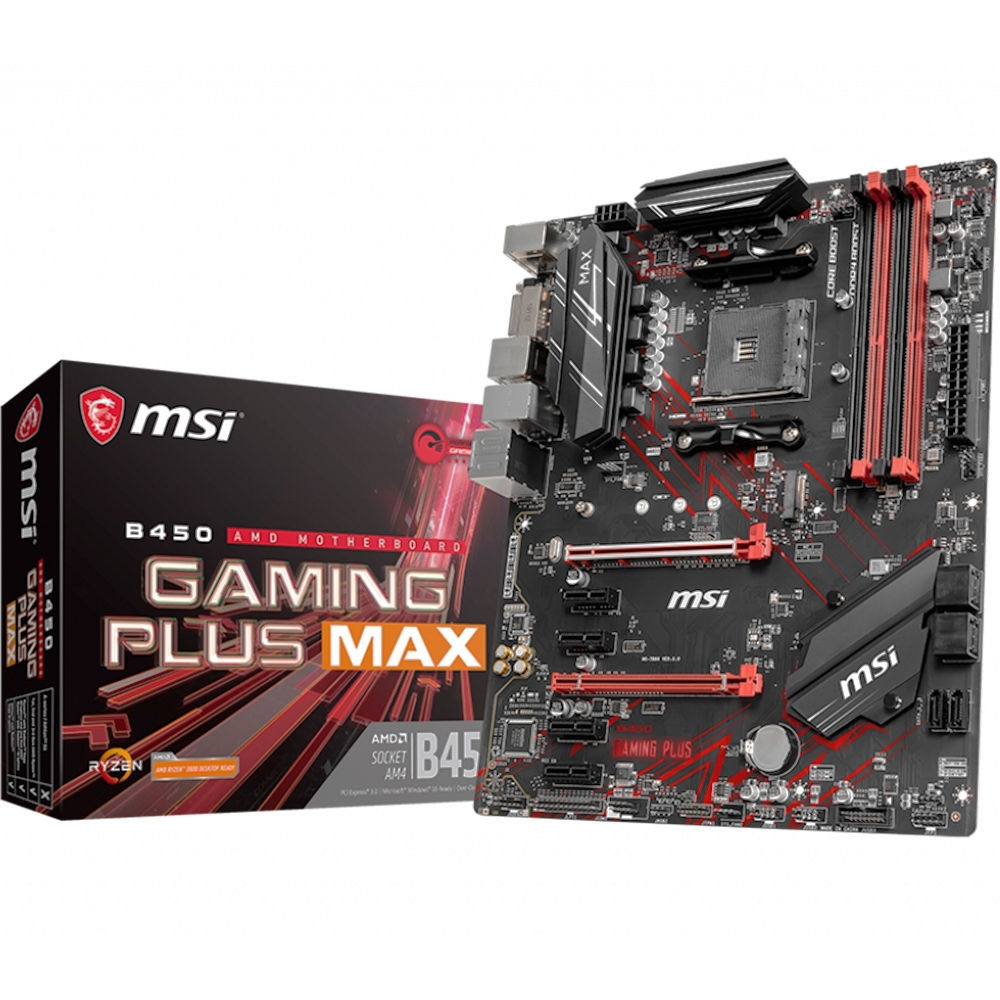 MSI Материнская плата B450 GAMING PLUS MAX