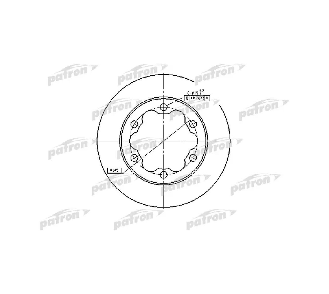 Диск тормозной задн PBD4089