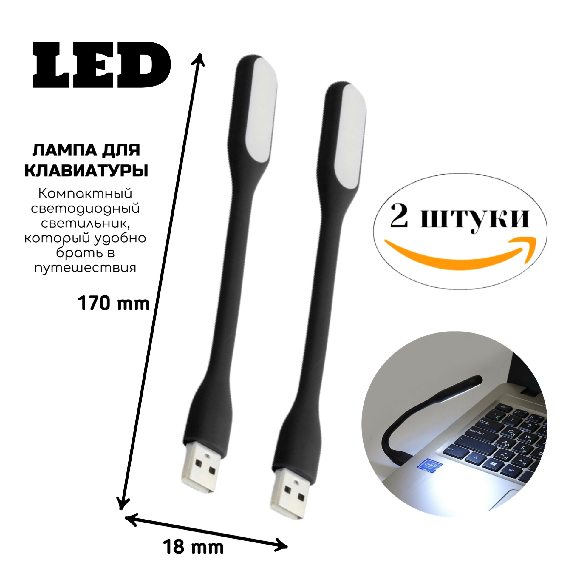 Как сделать светодиодную подсветку с питанием от USB своими руками.