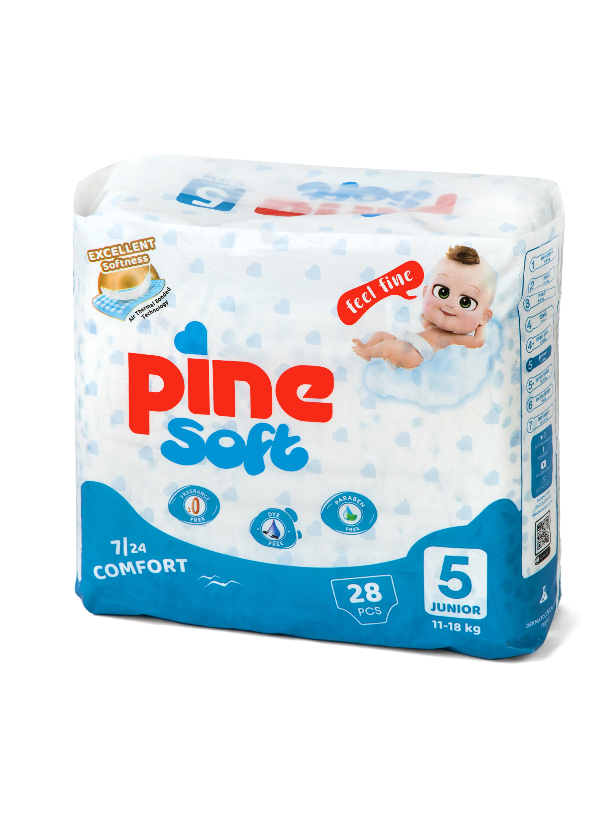 Подгузники junior 5. Подгузники Pine.