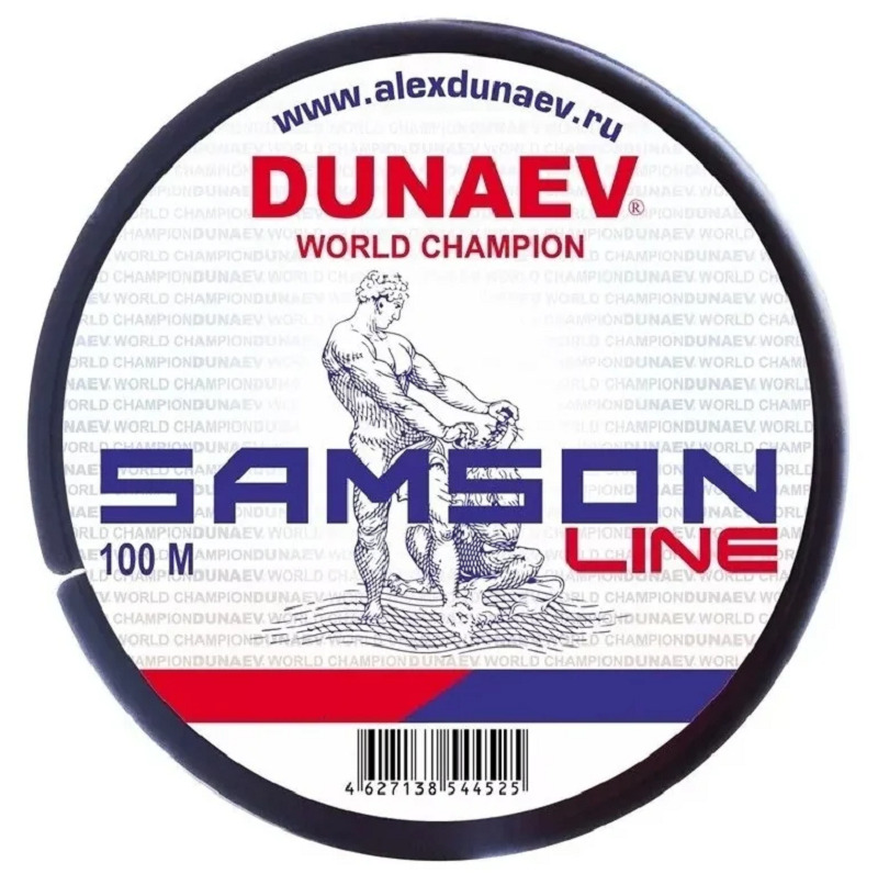 Монофильная леска для рыбалки Dunaev Samson 0,14 мм 100м