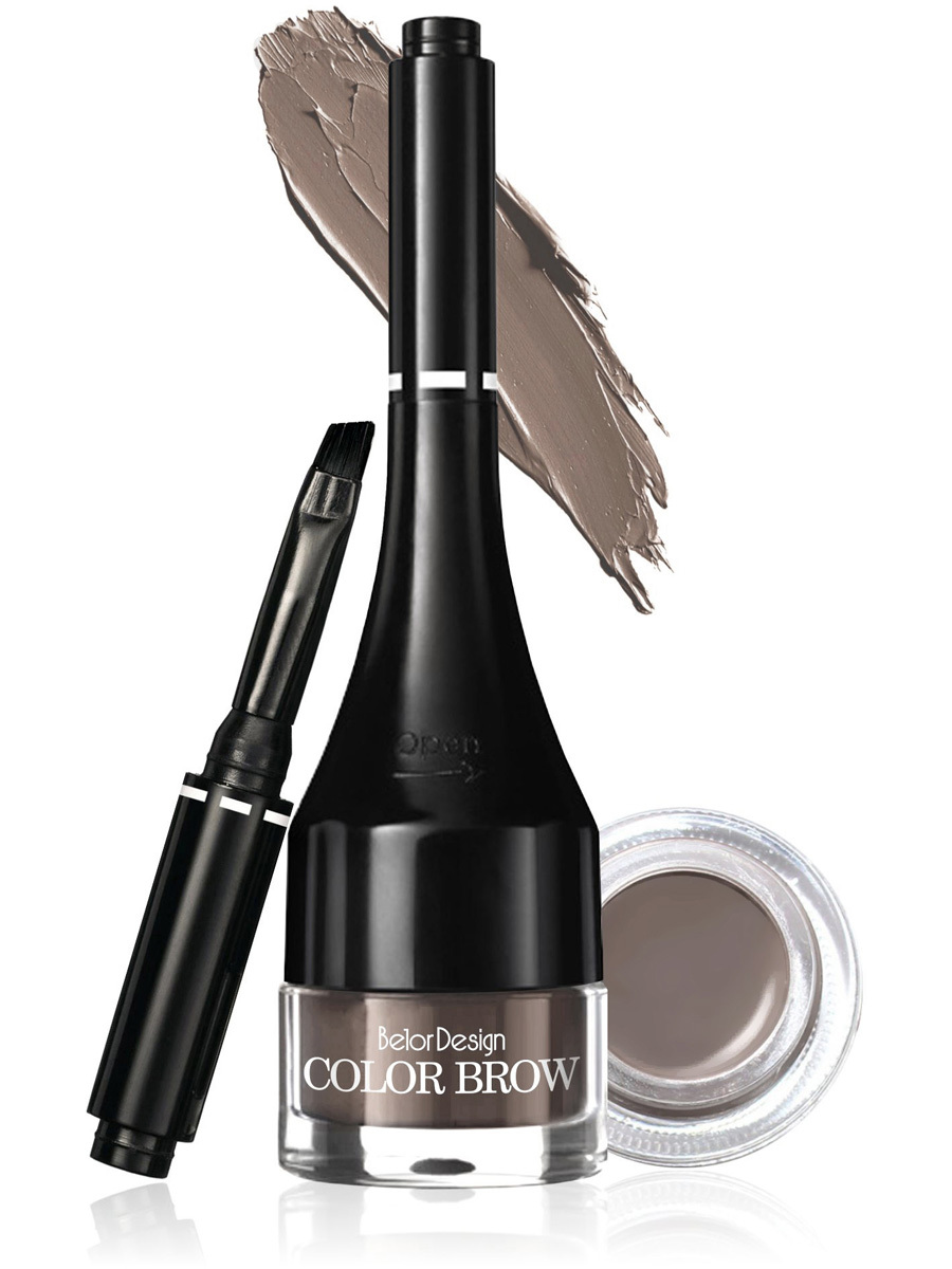 BELOR DESIGN Подводка для бровей  Color Brow тон 1 светлый холодный