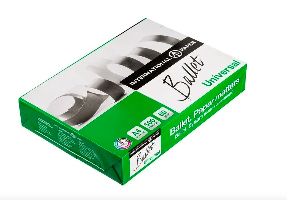 Бумага maestro "special" а4, 80г/м2, 500л. Бумага iq selection smooth. М, 500 листов). Бумага ballet a3/80 г/м. М, 500 листов).