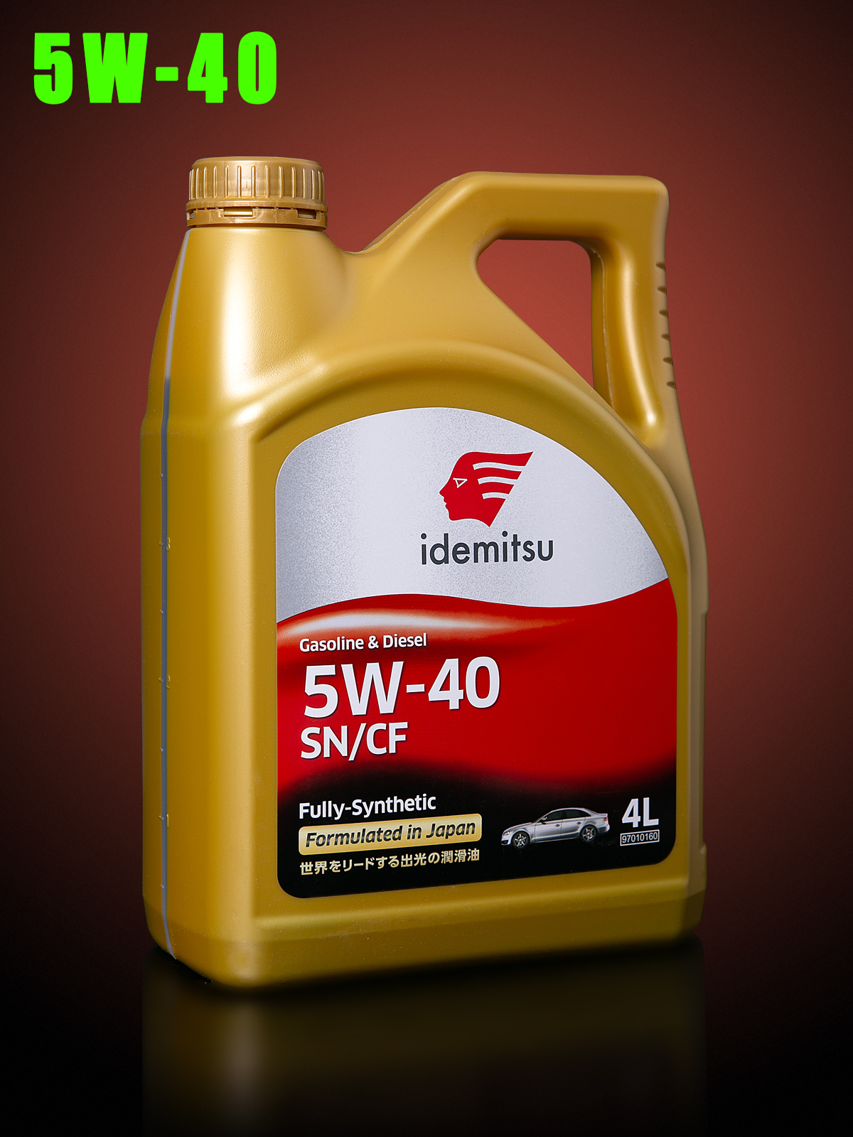 IDEMITSU Gasoline Fully-Synthetic 5W-40 Масло моторное, Синтетическое, 4 л