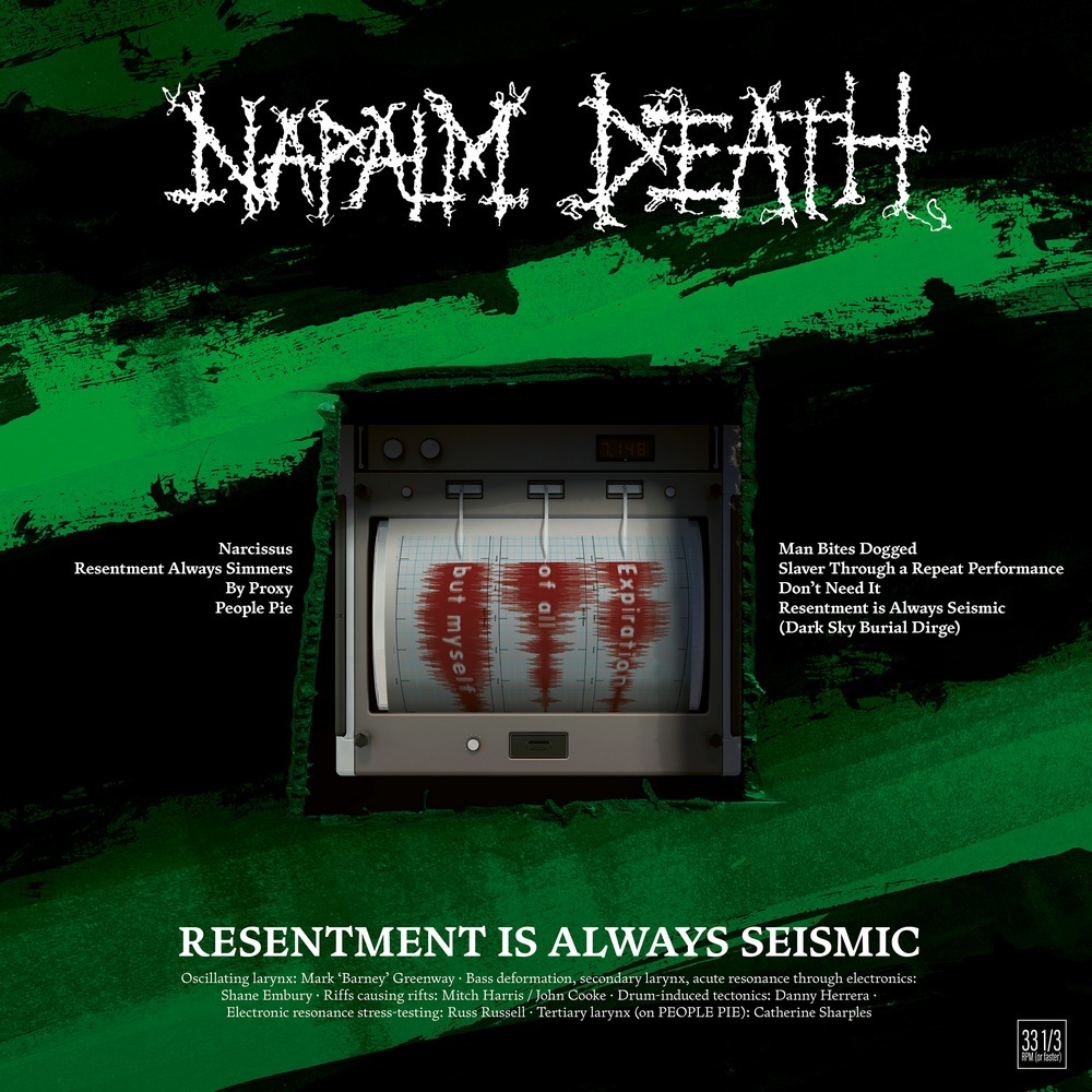 ВиниловаяпластинкаNapalmDeath/ResentmentisAlwaysSeismic-afinalthrowofThroes(1LP)