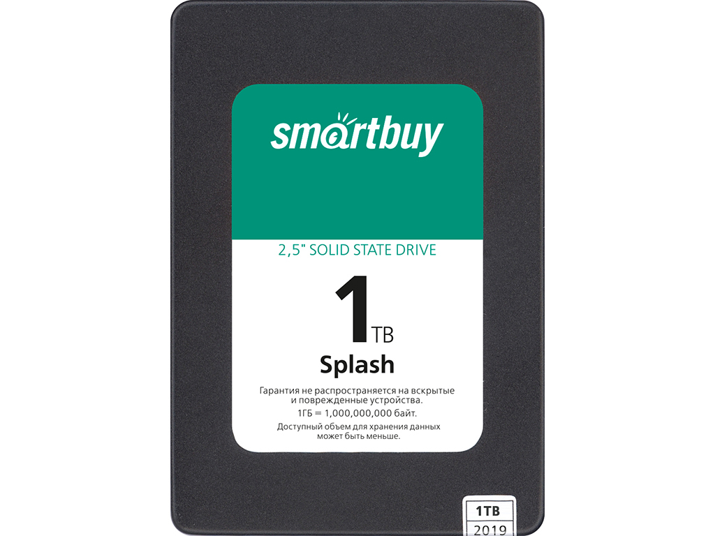 SmartBuy1ТБВнутреннийSSD-дискSplash2019(SBSSD-001TT-MX902-25S3)