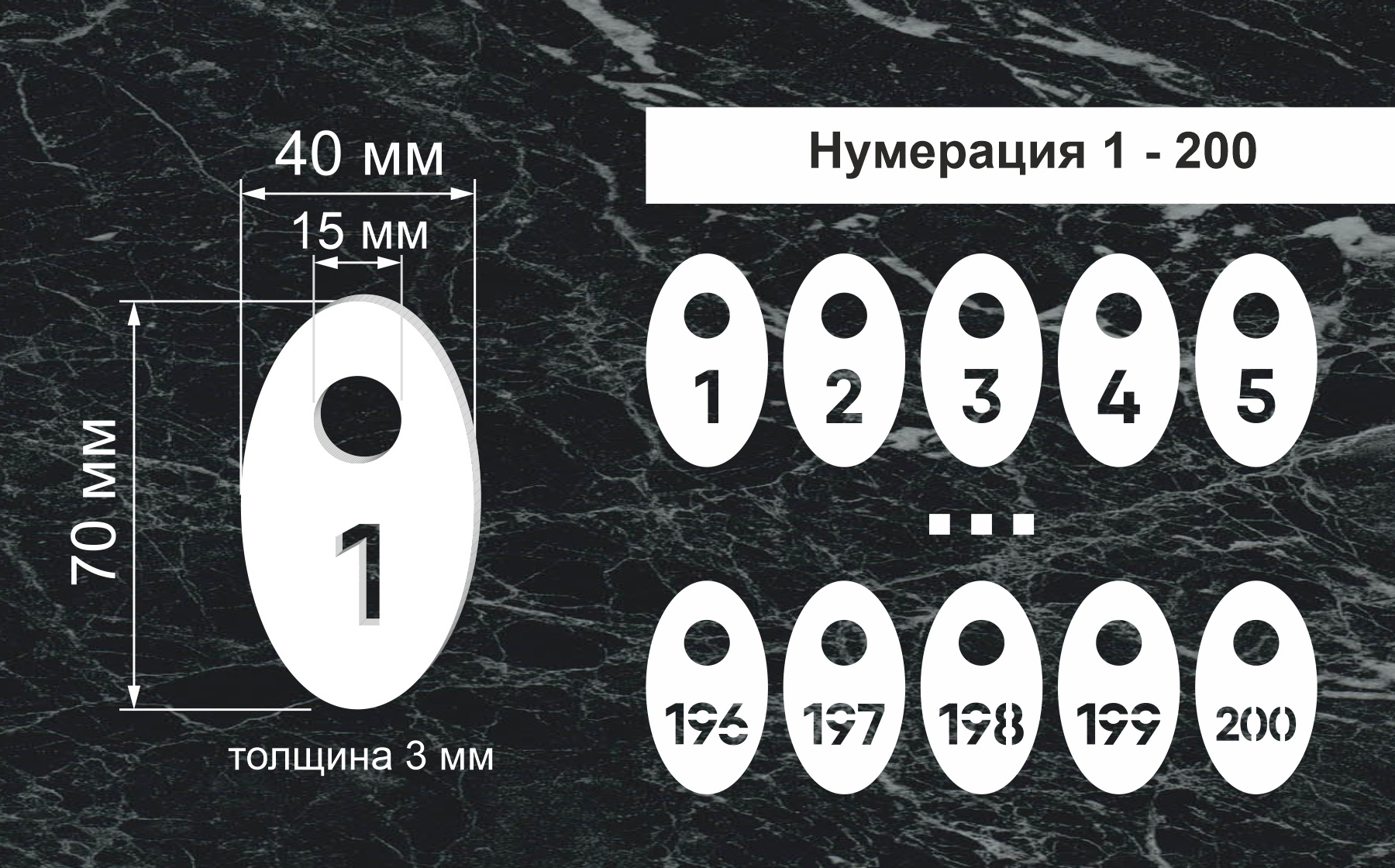 1 до 3 мм