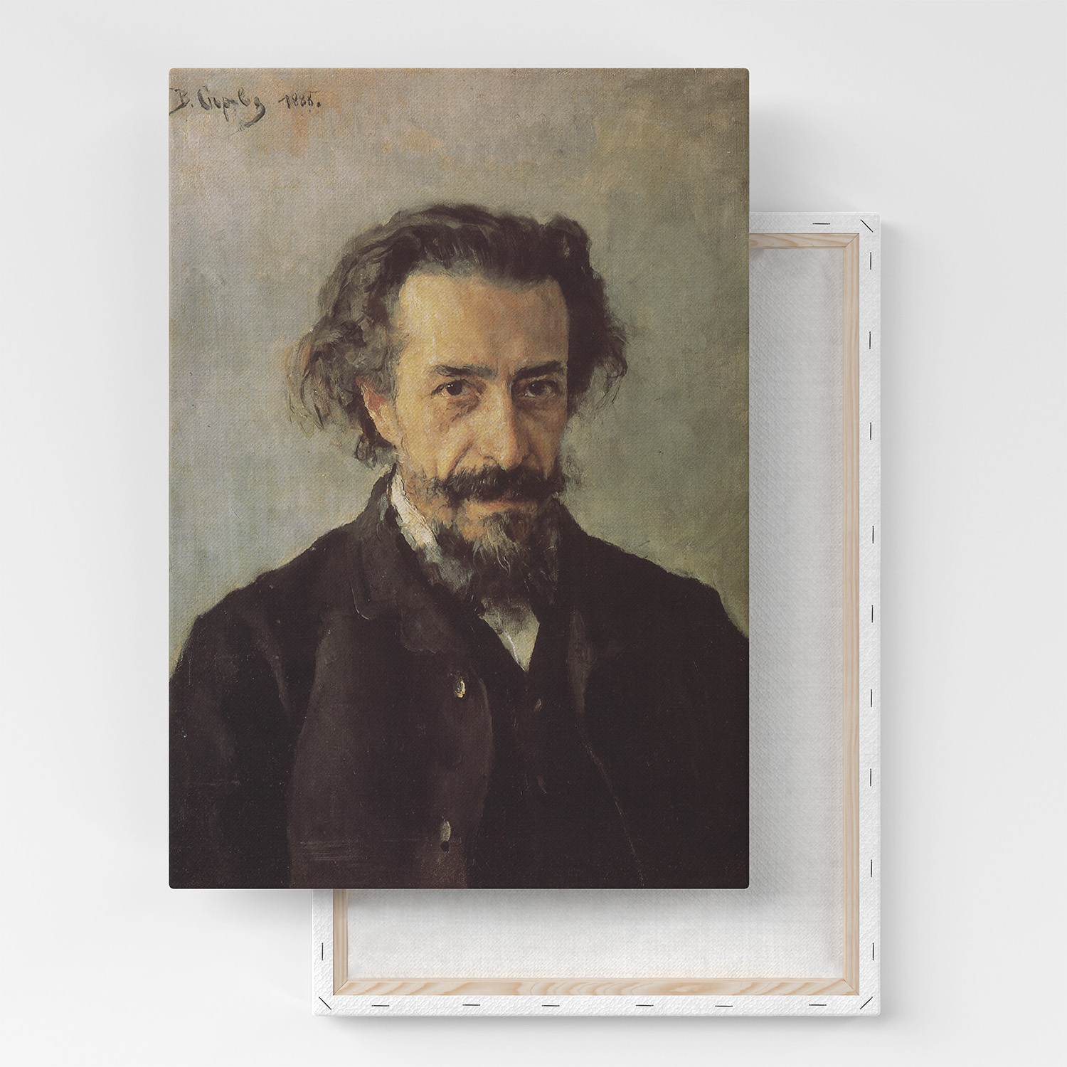 Серов в.а. портрет композитора а.н. Серова, отца художника. 1889.
