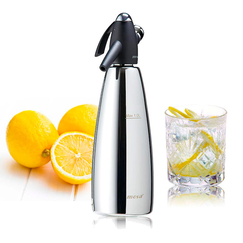 Сифон для газирования воды Mosa Classic Soda Siphon 1L (матовая сталь)