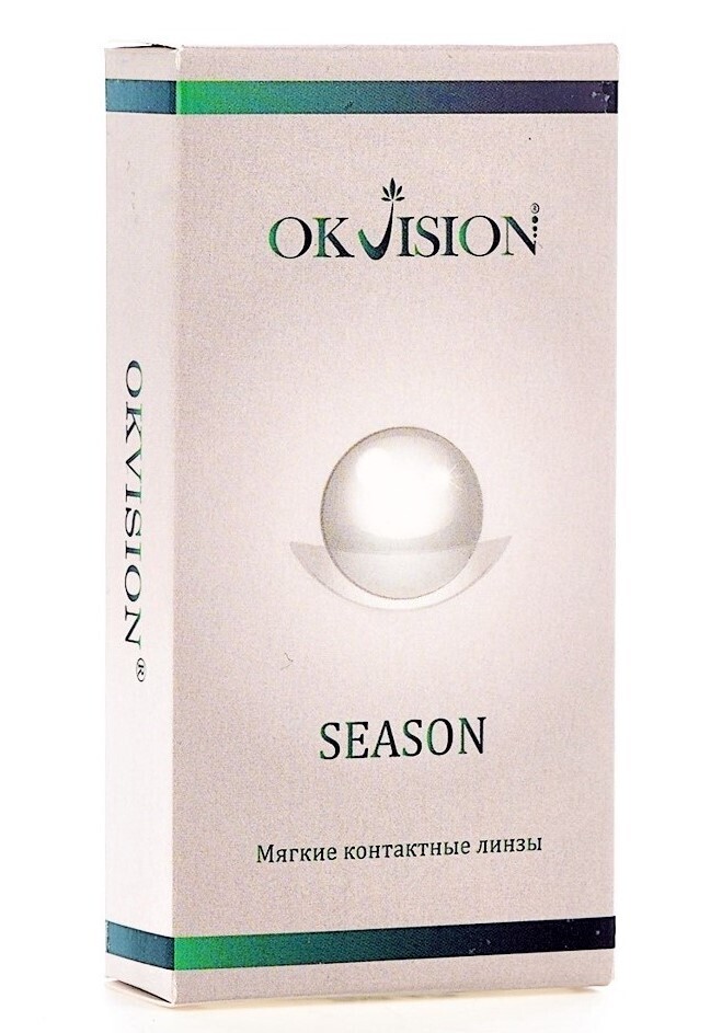 КонтактныелинзыOKVisionSEASON3месяца,-4.758.6,2шт.