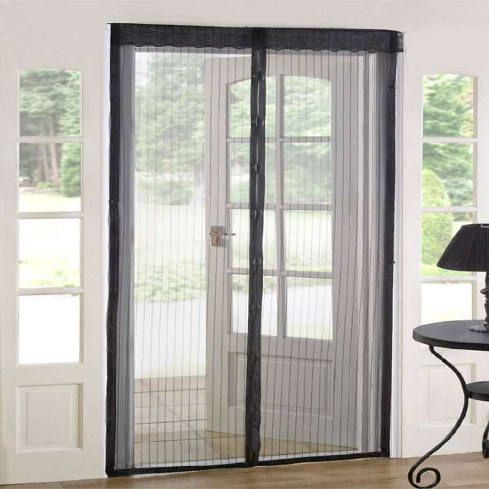 Антимоскитная сетка на балконную дверь. Magnetic Screen Door 100х210. Magnetic Screen Door 100х210 бежевый.