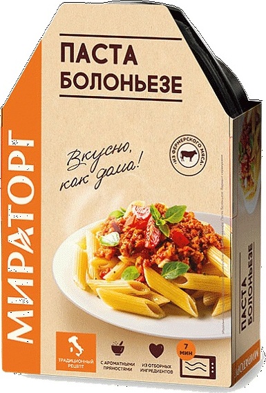 Паста Болоньезе Мираторг, замороженная, 260 г