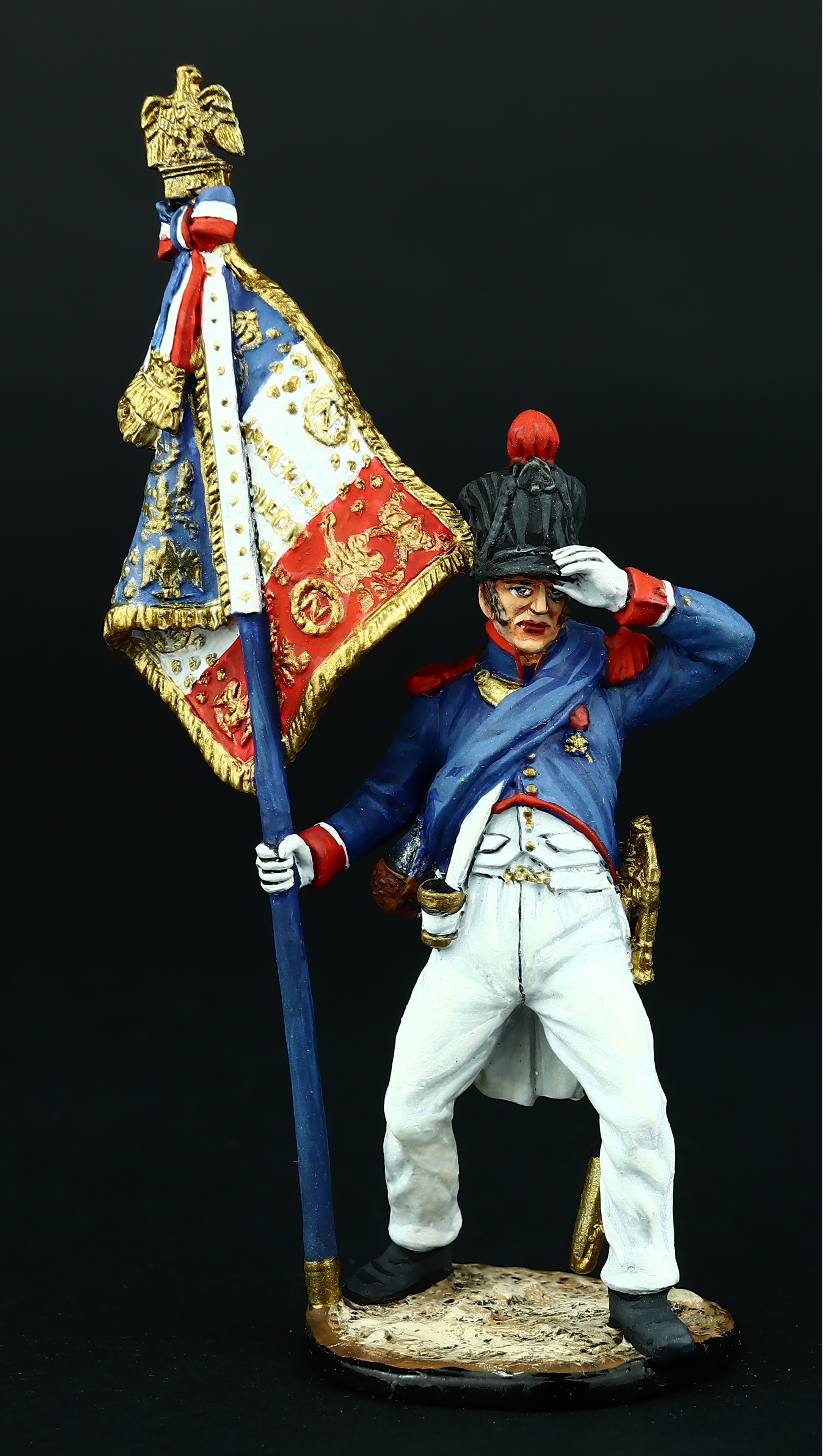 Суб-лейтенант, 1-й орлоносец линейного полка. Франция, 1812-15 гг.