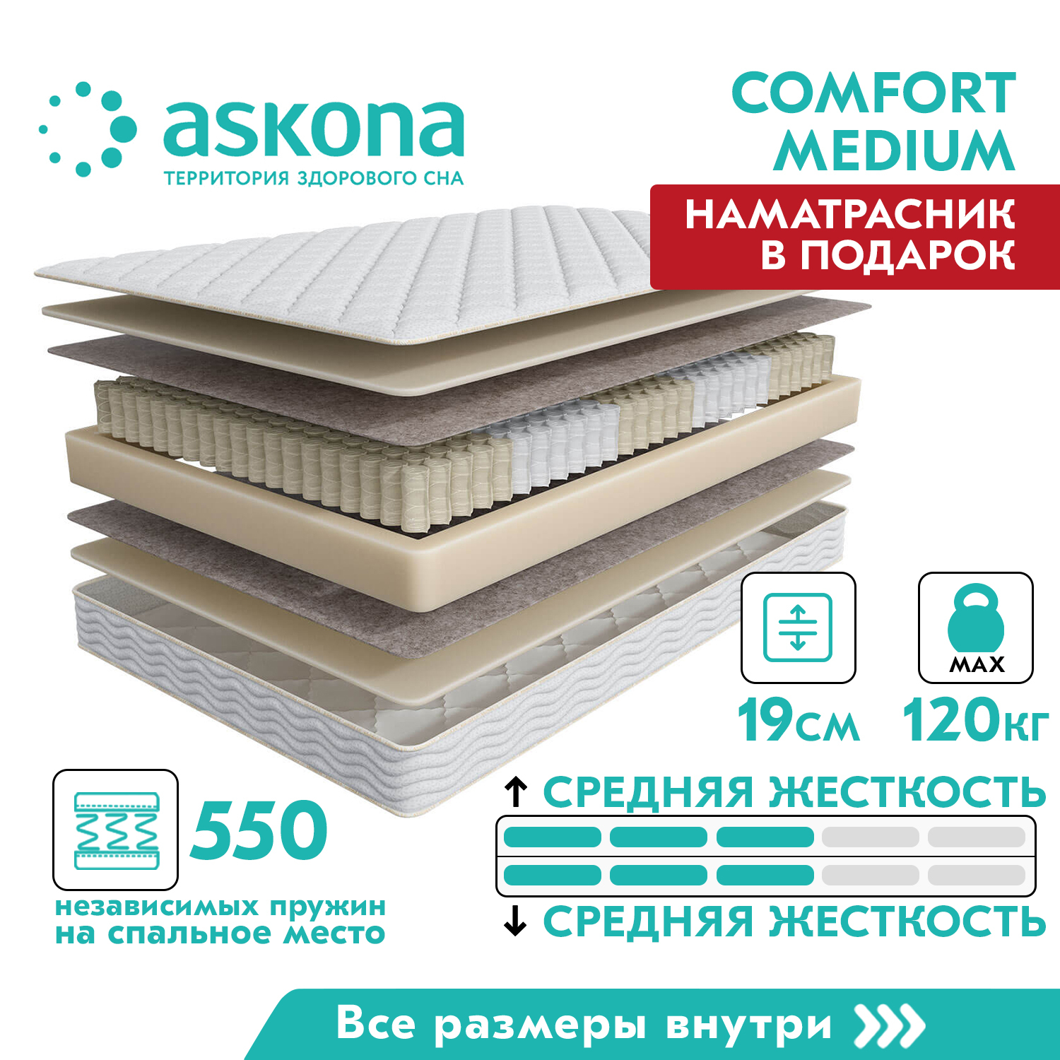 Askona Comfort Medium