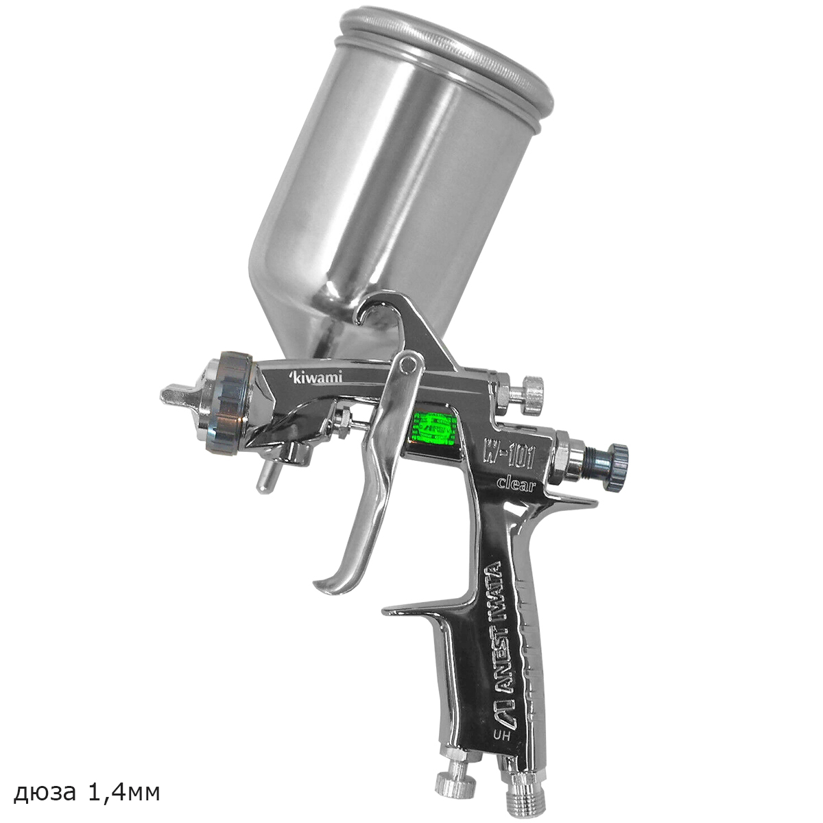 краскораспылительдлялакаKIWAMI-1d1,4сбоковымметаллическимбачком400млANESTIWATA