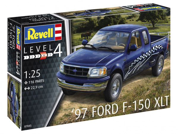 Сборная модель Revell 07045RE Автомобиль 97 Ford F150 XLT Масштаб 1/25