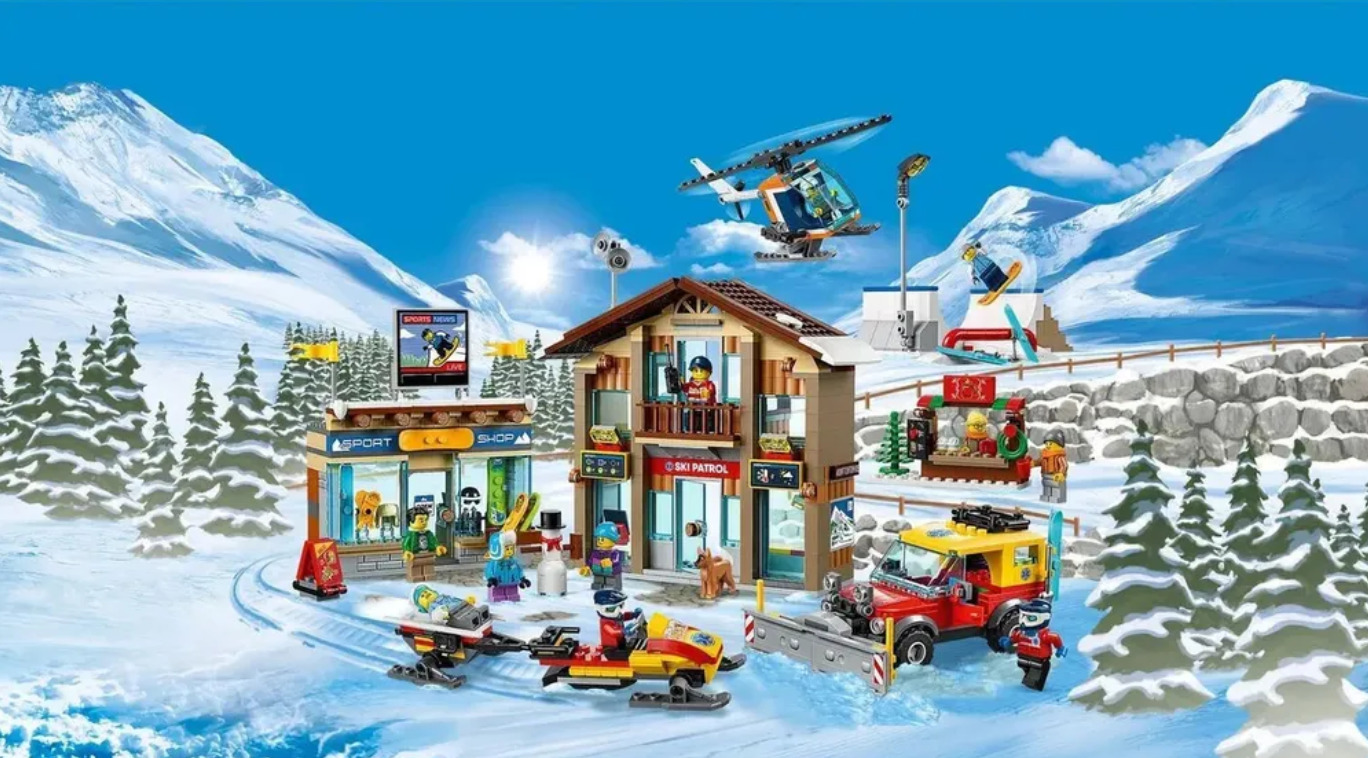 Конструктор LEGO City 60203 горнолыжный курорт