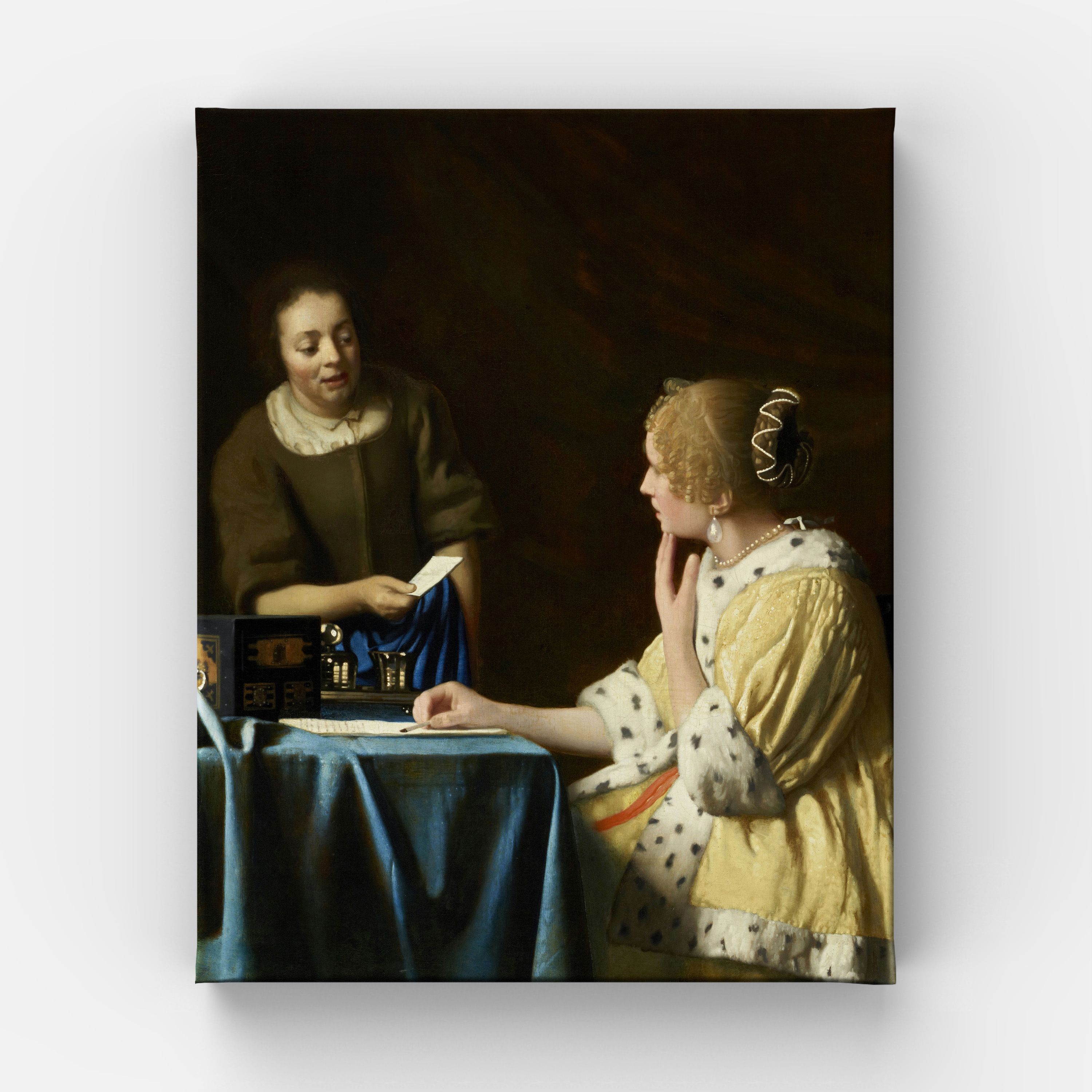 The kitchen maid by johannes vermeer