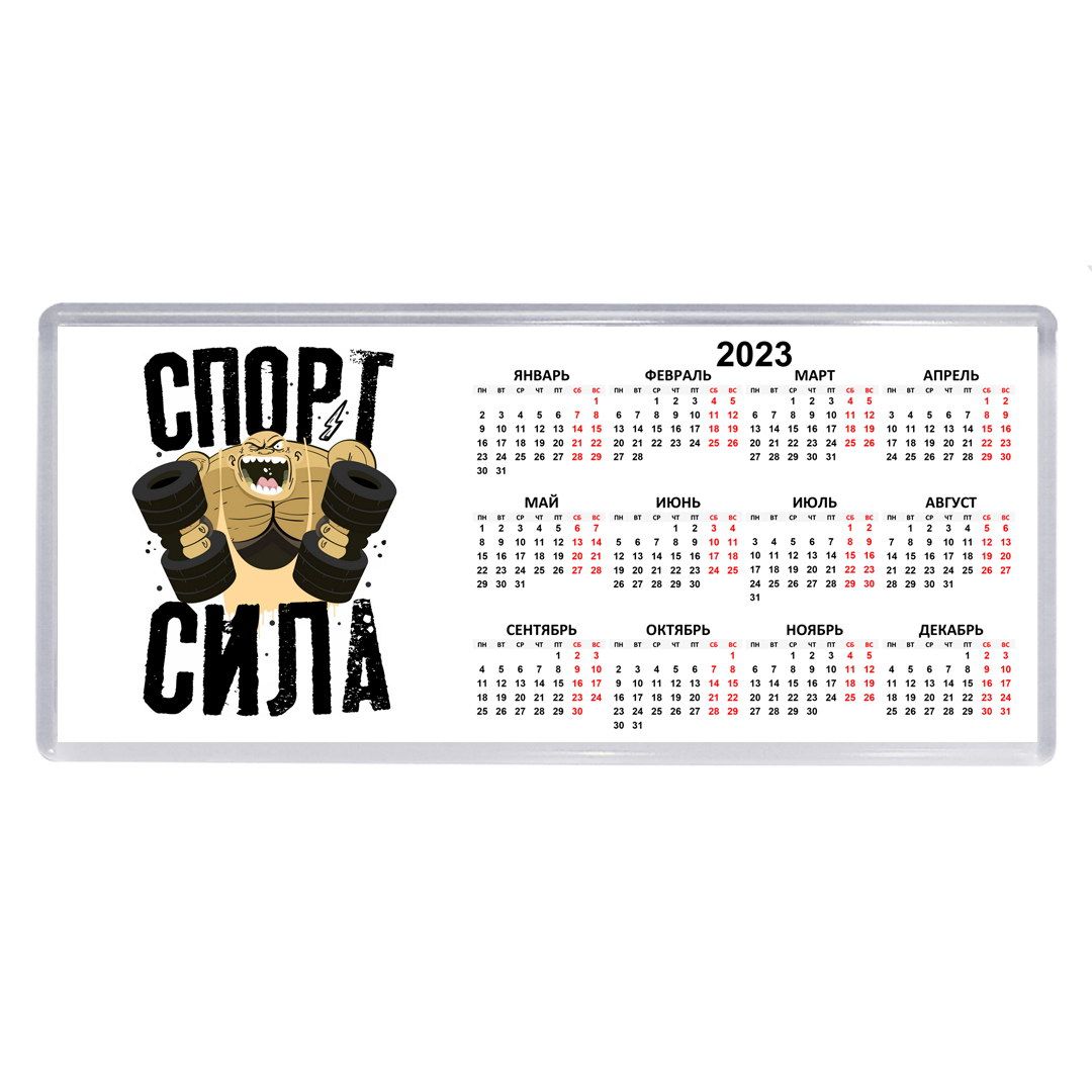 Спорт календарь 2025 год Sport calendar