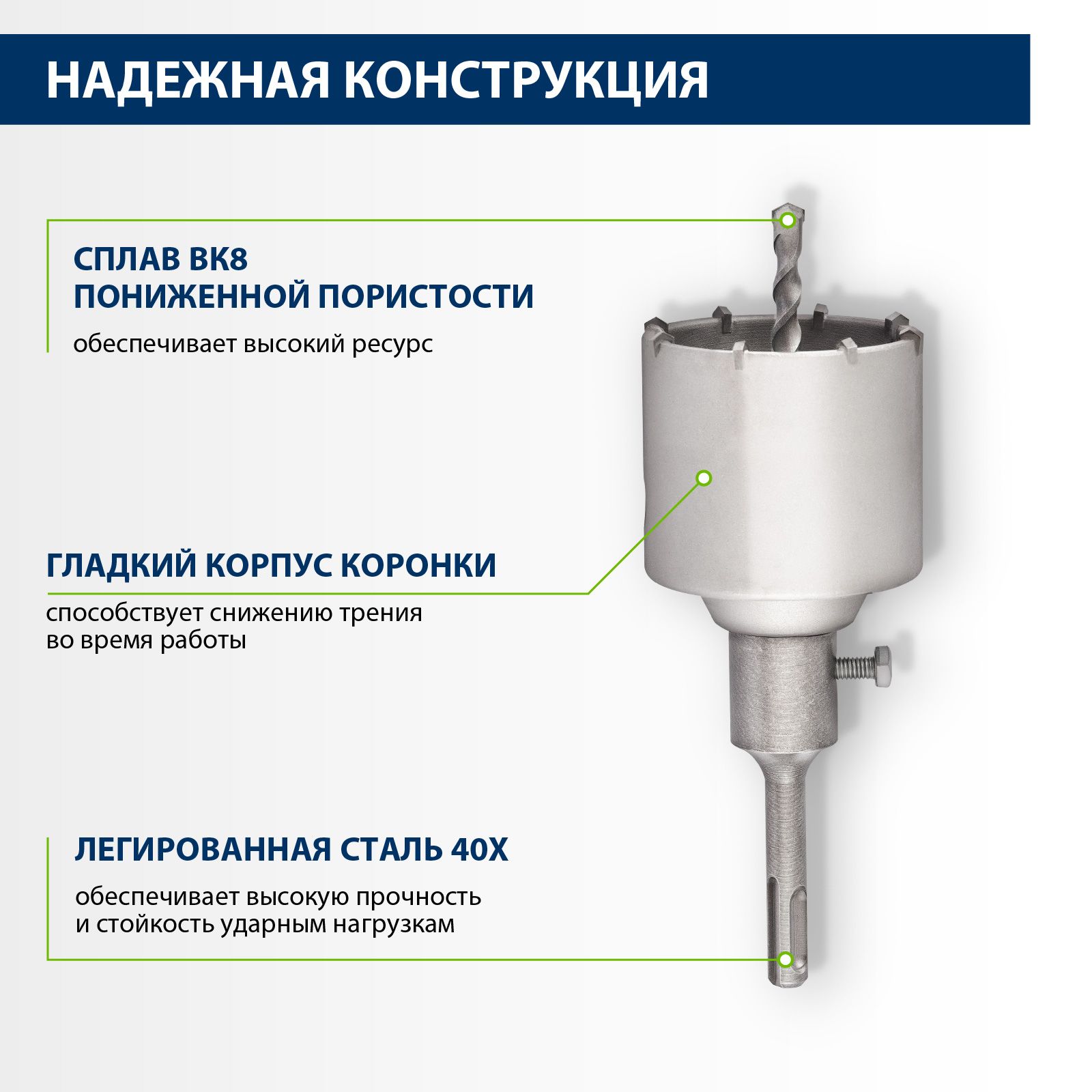 Коронка 68 мм