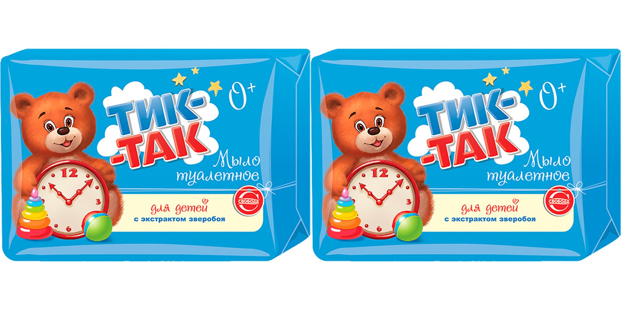 Первая этикетка мыла тик так