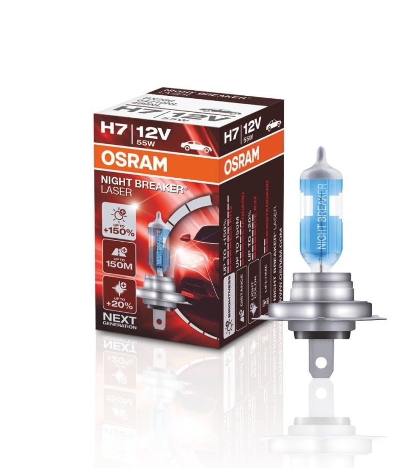 Лампа автомобильная галогенная Osram Night Breaker Silver h4 64193nbs 12v 60/55w 1 шт.. Лампа автомобильная галогенная Osram Night Breaker Laser h7 64210nbl 12v 55w 1 шт.. Лампа автомобильная галогенная Osram Night Breaker Silver 64150nbs h1 55w 1 шт.. Лампа автомобильная галогенная Osram Night Breaker Silver 64210nbs +100% h7 55w 1 шт..