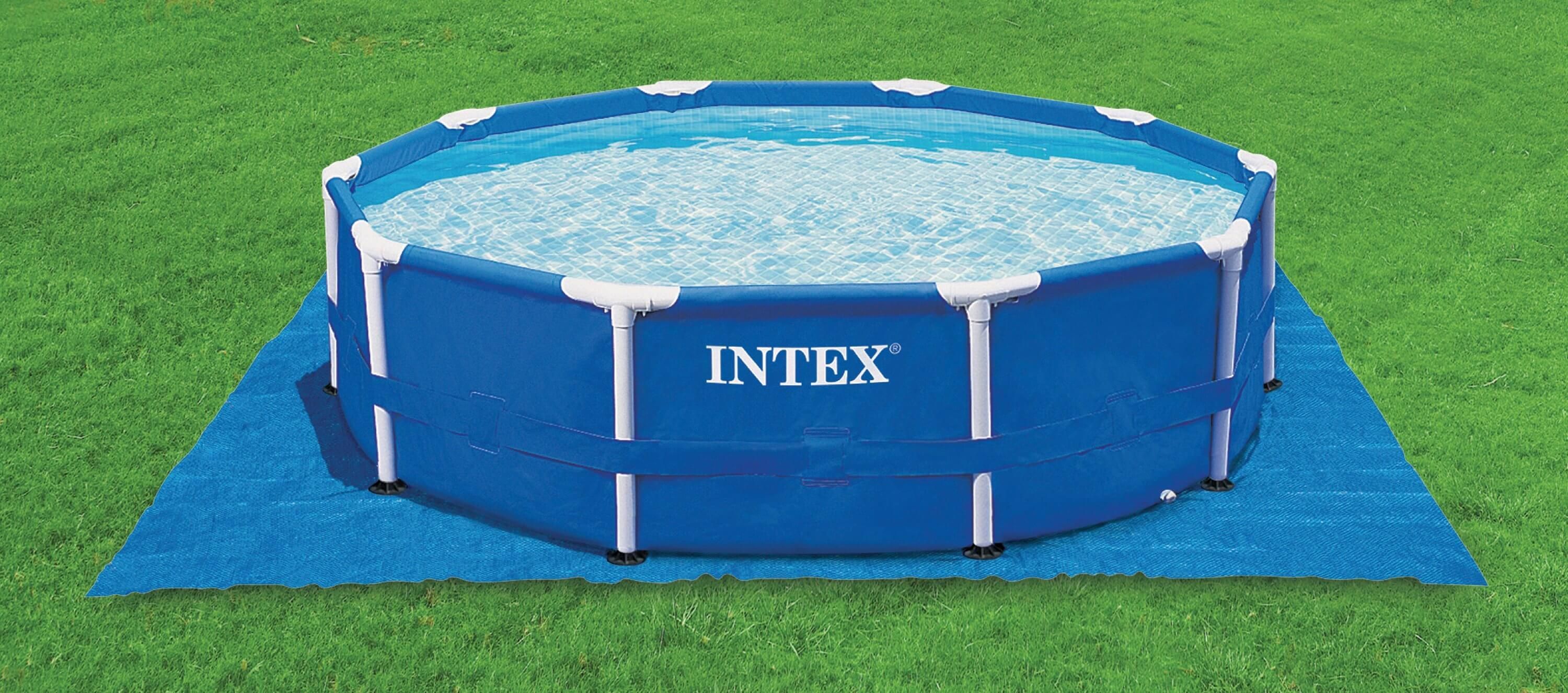 Подстилка под бассейн 472х472см Intex 28048