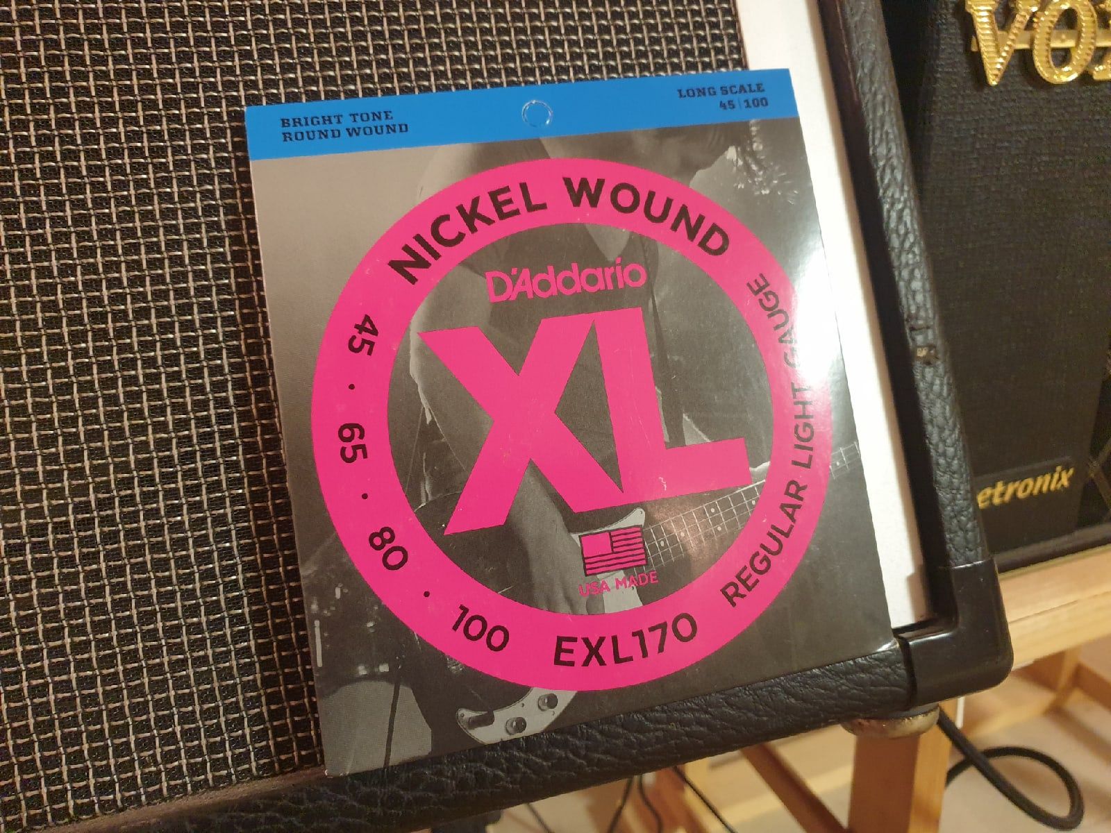 D'ADDARIO EXL170 45-100 long scale Струны для бас-гитары