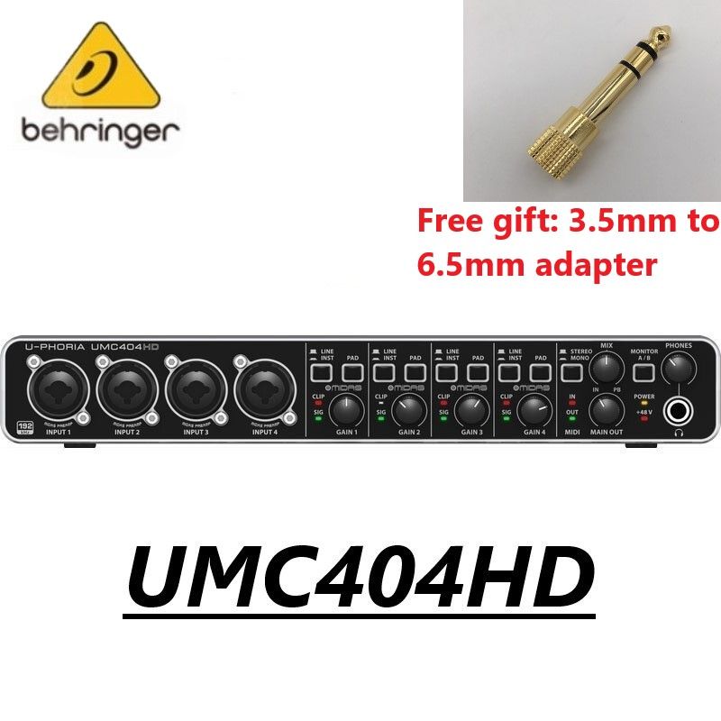 Внешняя звуковая карта behringer u phoria umc404hd