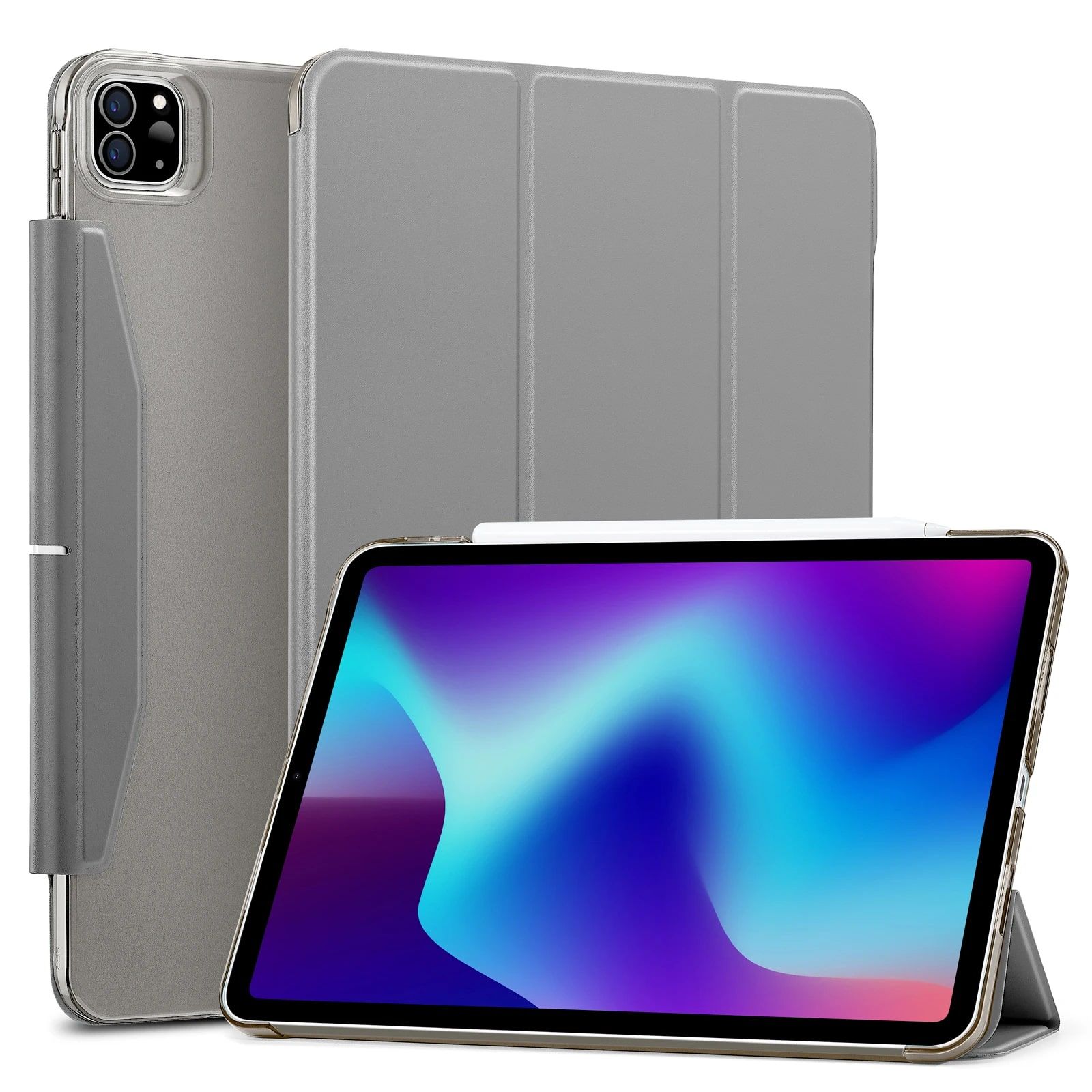 Чехол книжка ESR Ascend Trifold Case для Apple iPad Pro 11 (2021, 2022) -  серый - купить с доставкой по выгодным ценам в интернет-магазине OZON  (730607791)