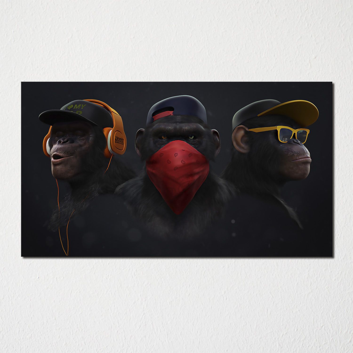 Постер три обезьяны
