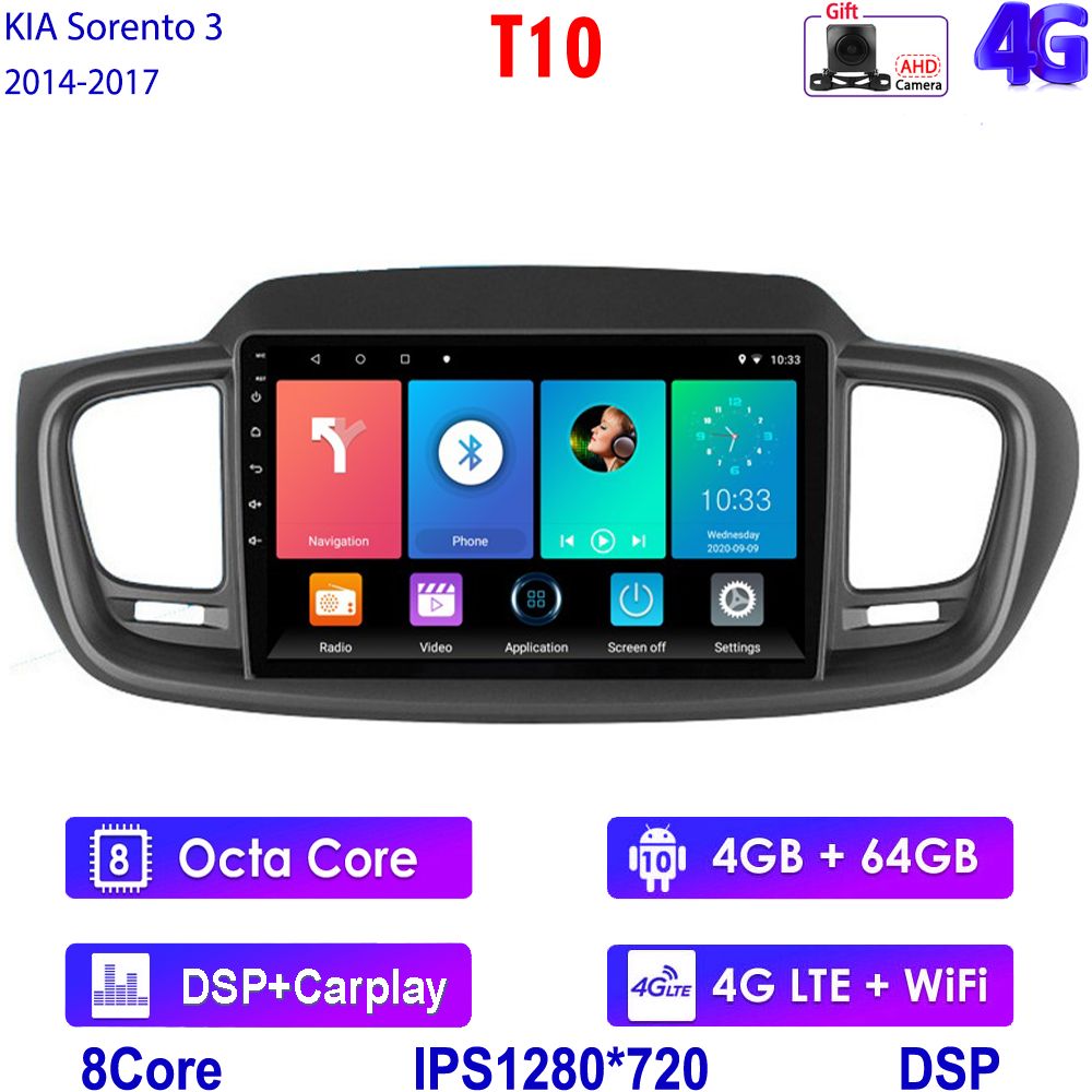 Auto carplay dsp 4g lte gps