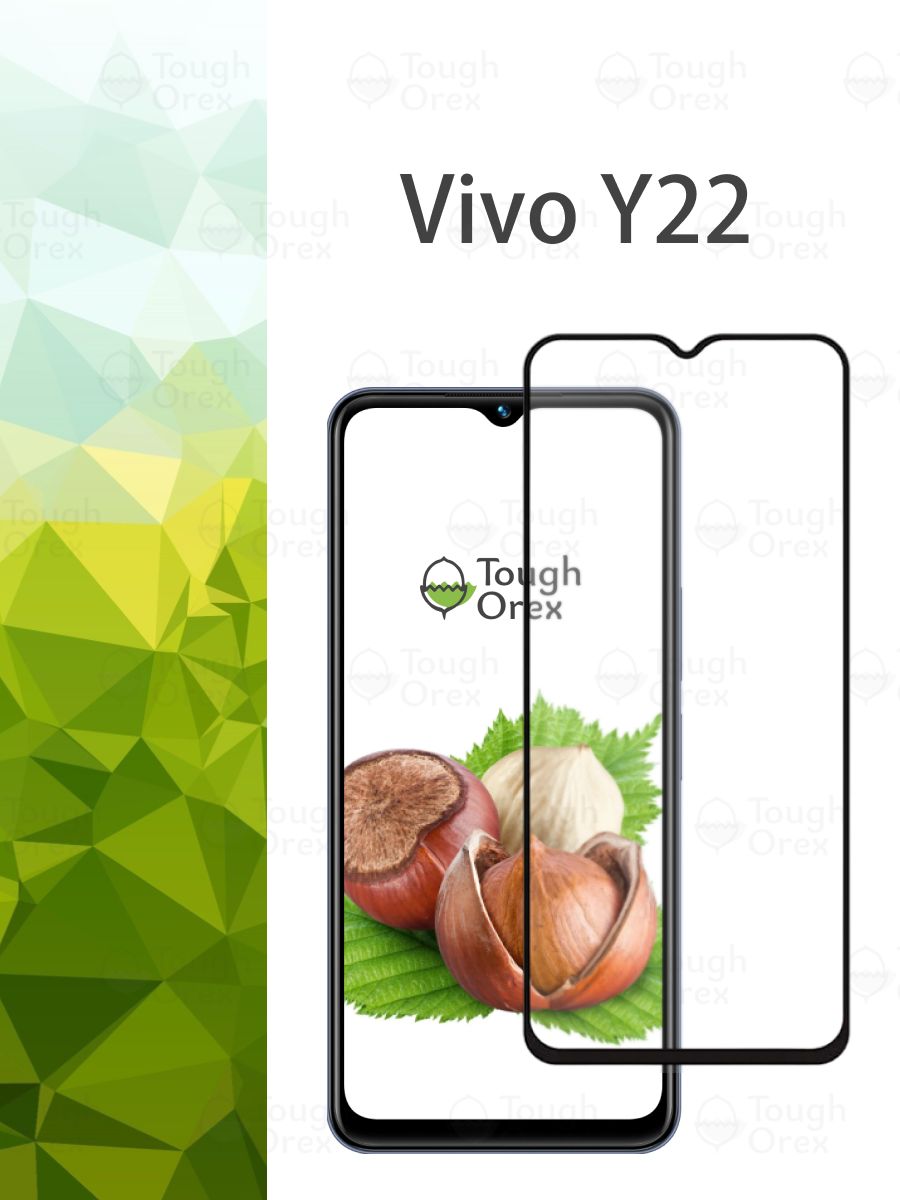 Защитное стекло для Vivo Y22 / Y 22 / Стекло на Виво У22 / У 22 / Ю22 ...