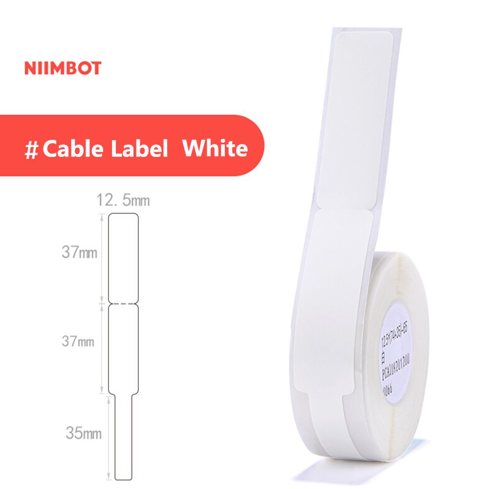 Этикетки для маркировки кабелей niimbot