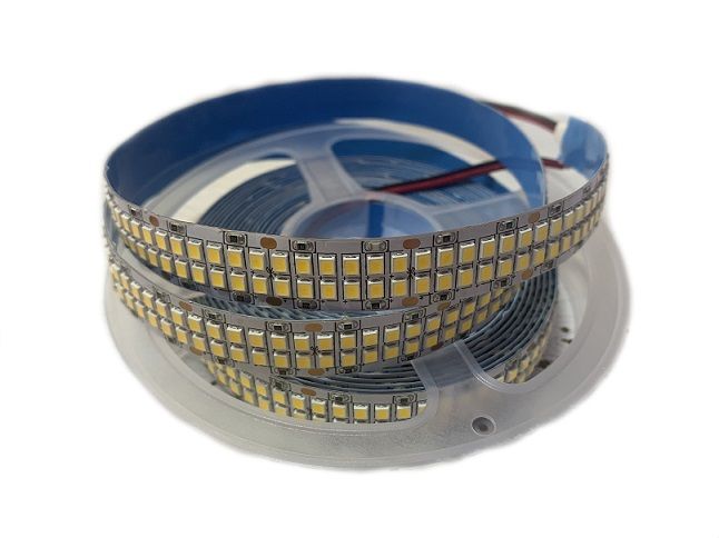 Светодиоднаялента24V,IP20,480LED/m,smd2835,4000K,15mm,(2ряда)