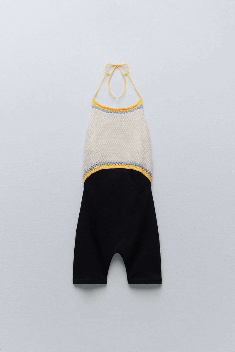 Комбинезон женский Zara, цвет: черный. 01165099_800. Размер L (46/48 ...