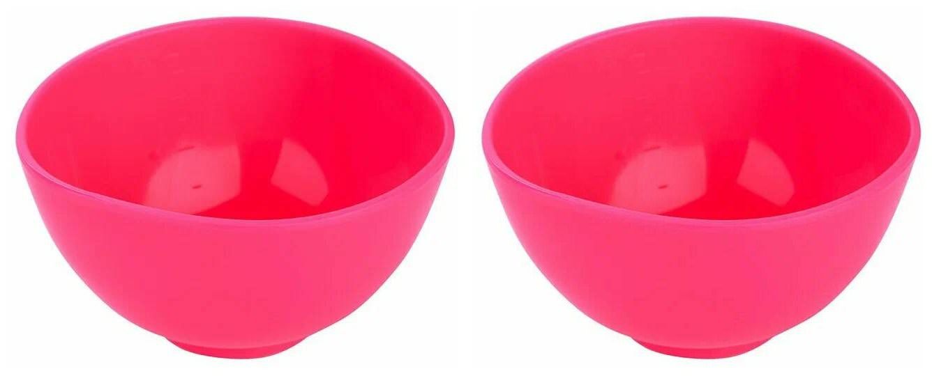 Anskin Косметическая чаша Rubber Bowl Small Red, 300 мл, 2 шт.