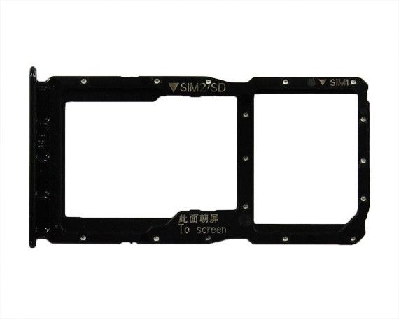 Держатель SIM Huawei P30 Lite черный