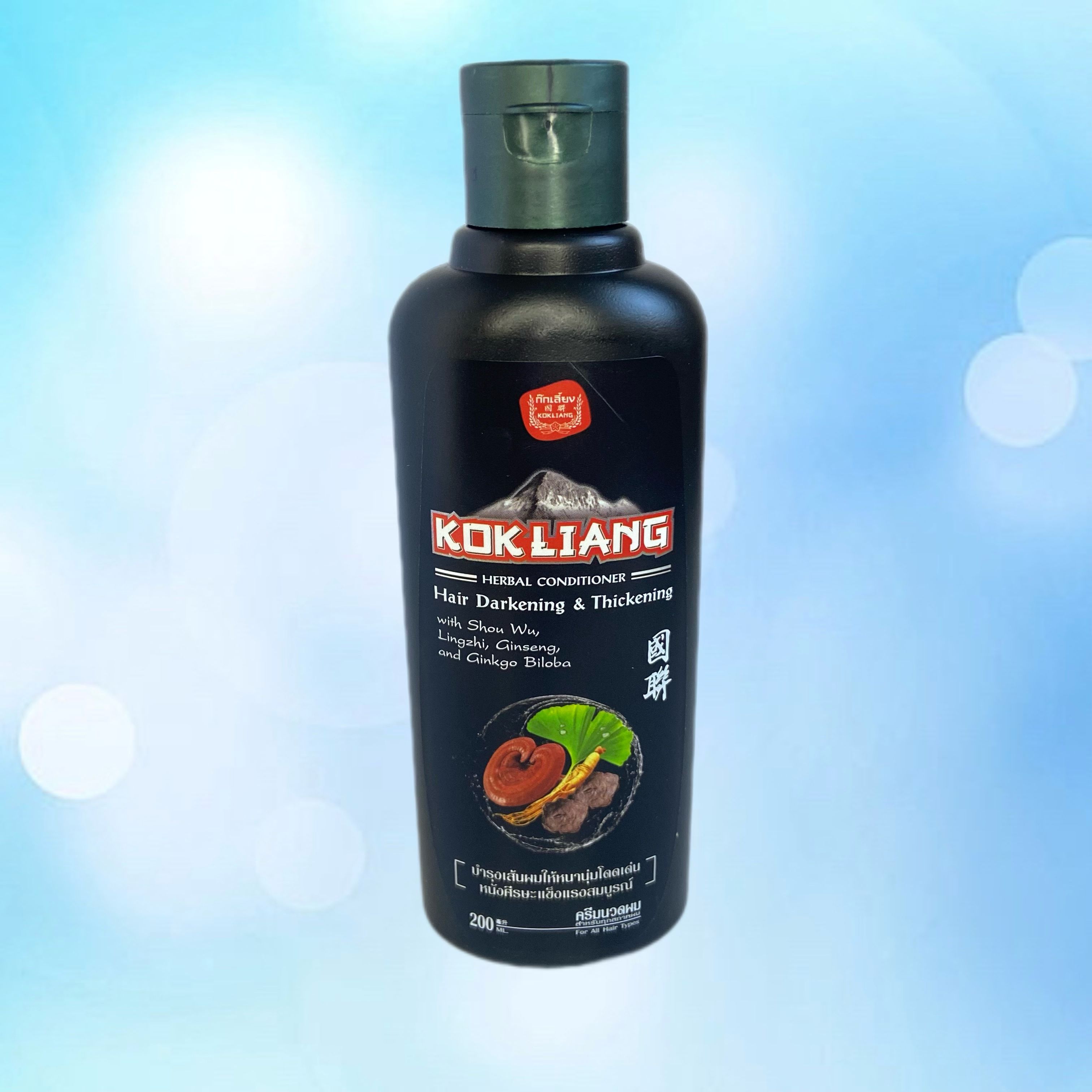 Кондиционер для темных волос conditioner hair darkening thickening kokliang