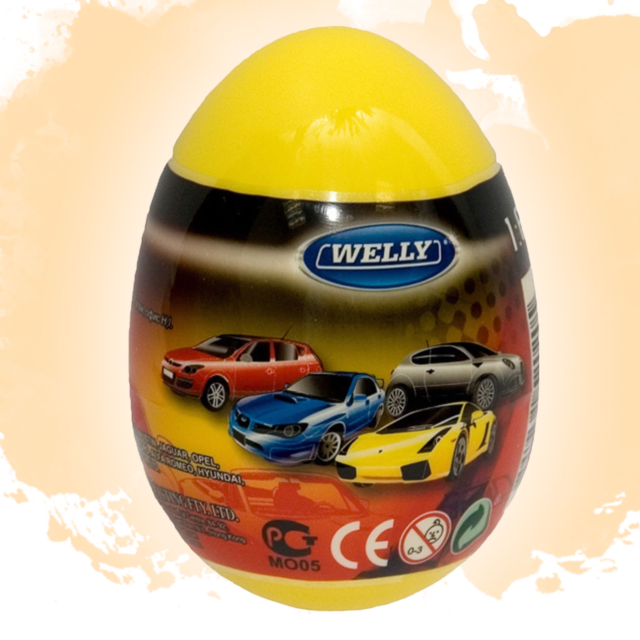 Модель машины Welly 1:60 яйцо-сюрприз
