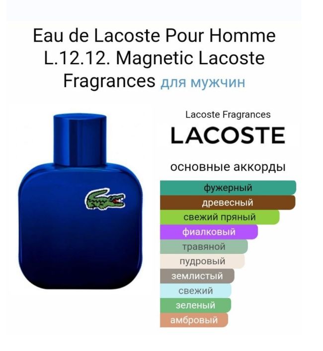 Lacoste pour lui magnetic