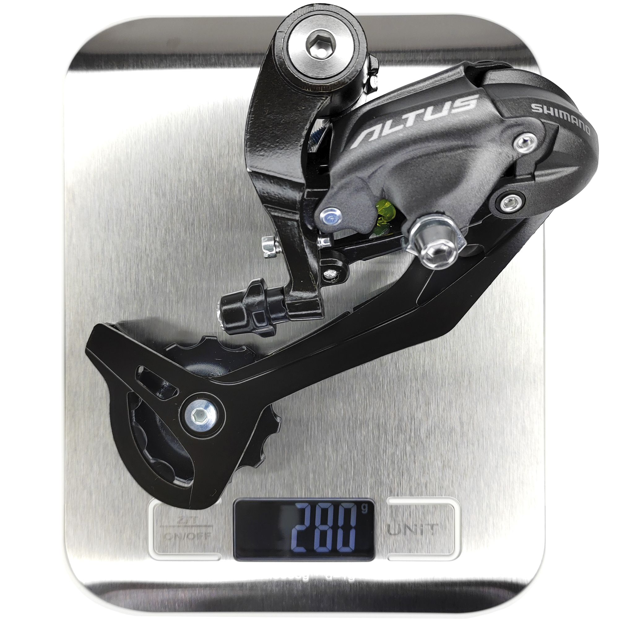 Shimano Переключатель задний для велосипеда RD-M370, серия Altus, 9 скоростей, крепление на петух (болт), черный — Товары для велоспорта