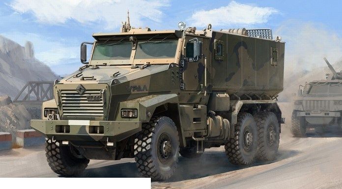 Сборная модель RPG Model 35008RPG Российский бронированный автомобиль Тайфун-У