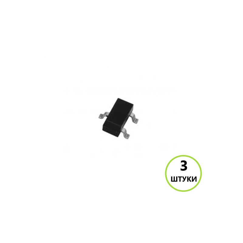 Диод RB491D (RB491, маркировка D2E) - SILICON RECTIFIER, 1A, 25V, SOT23, 3 шт.