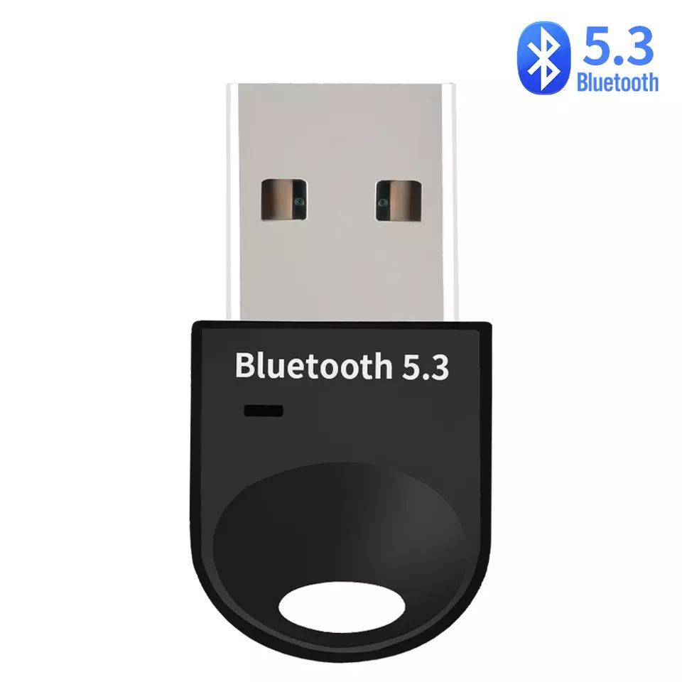 Блютуз адаптер для пк, USB Bluetooth 5.3, усиление сигнала до 20 метров,  скорость передачи данных: 3 Мбит/с