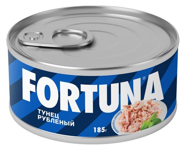 Fortuna тунец рубленый в томатном соусе