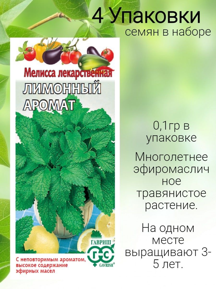 <b>Мелисса</b> <b>Лимонный</b> <b>Аромат</b> Многолетнее эфиромасличное травянистое растение сем...