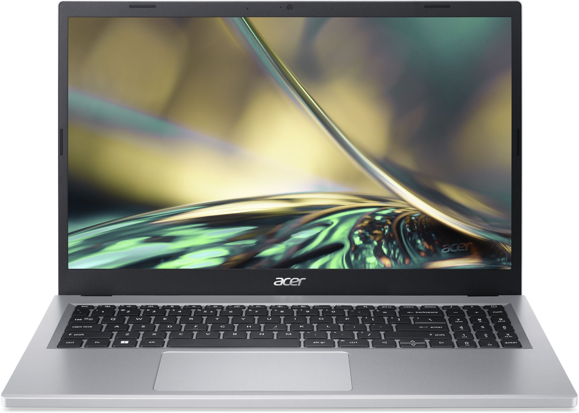 Acer A315-24P-R9WY Ноутбук 15.6", AMD Ryzen 5 7520U, RAM 16 ГБ, SSD 512 ГБ, AMD Radeon 610M, Без системы, (NX.KDEEX.026), серебристый, Русская раскладка